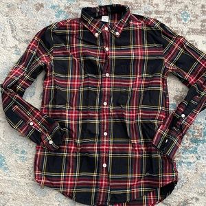 Crewcuts boys plaid dress shirt size 12